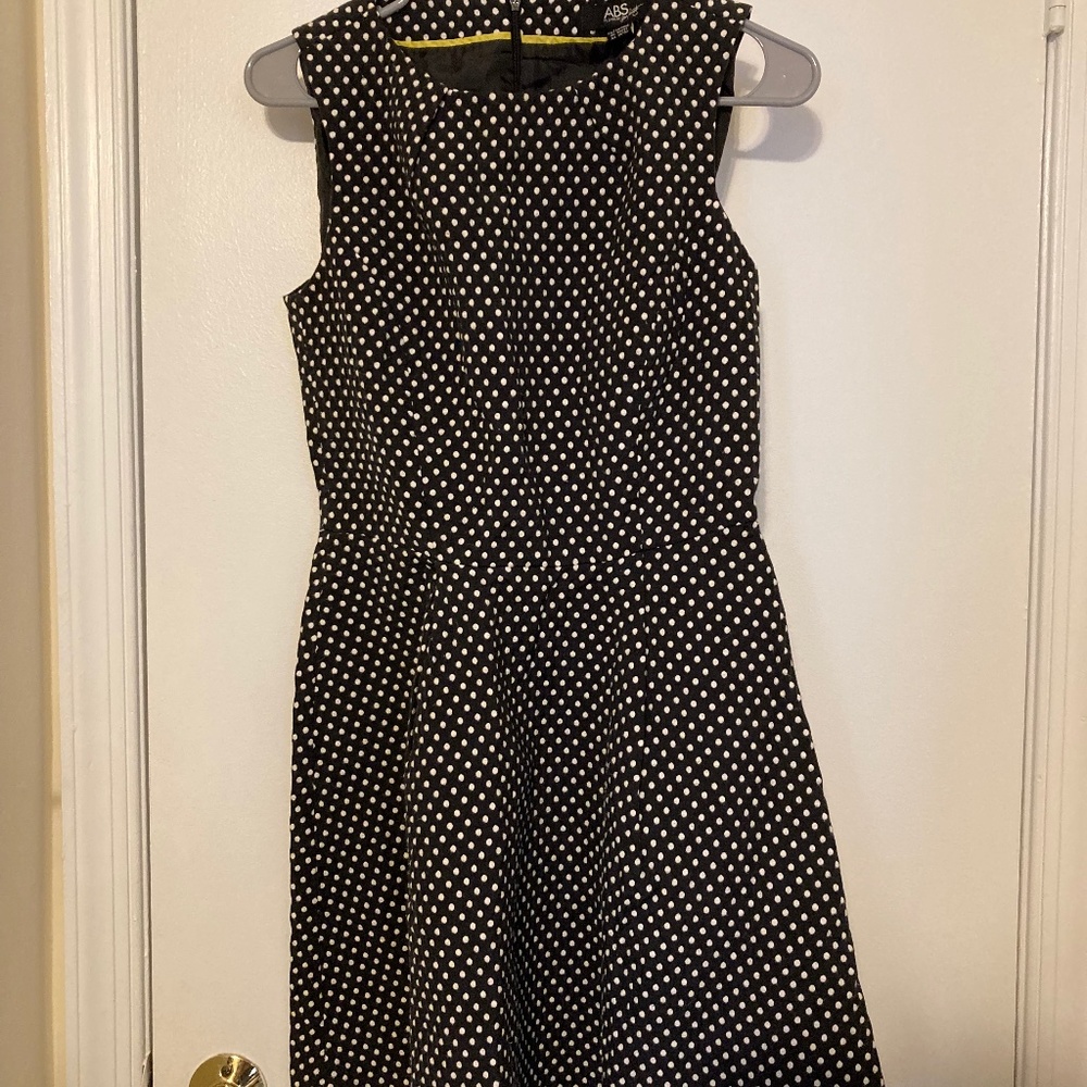 Black and white dress